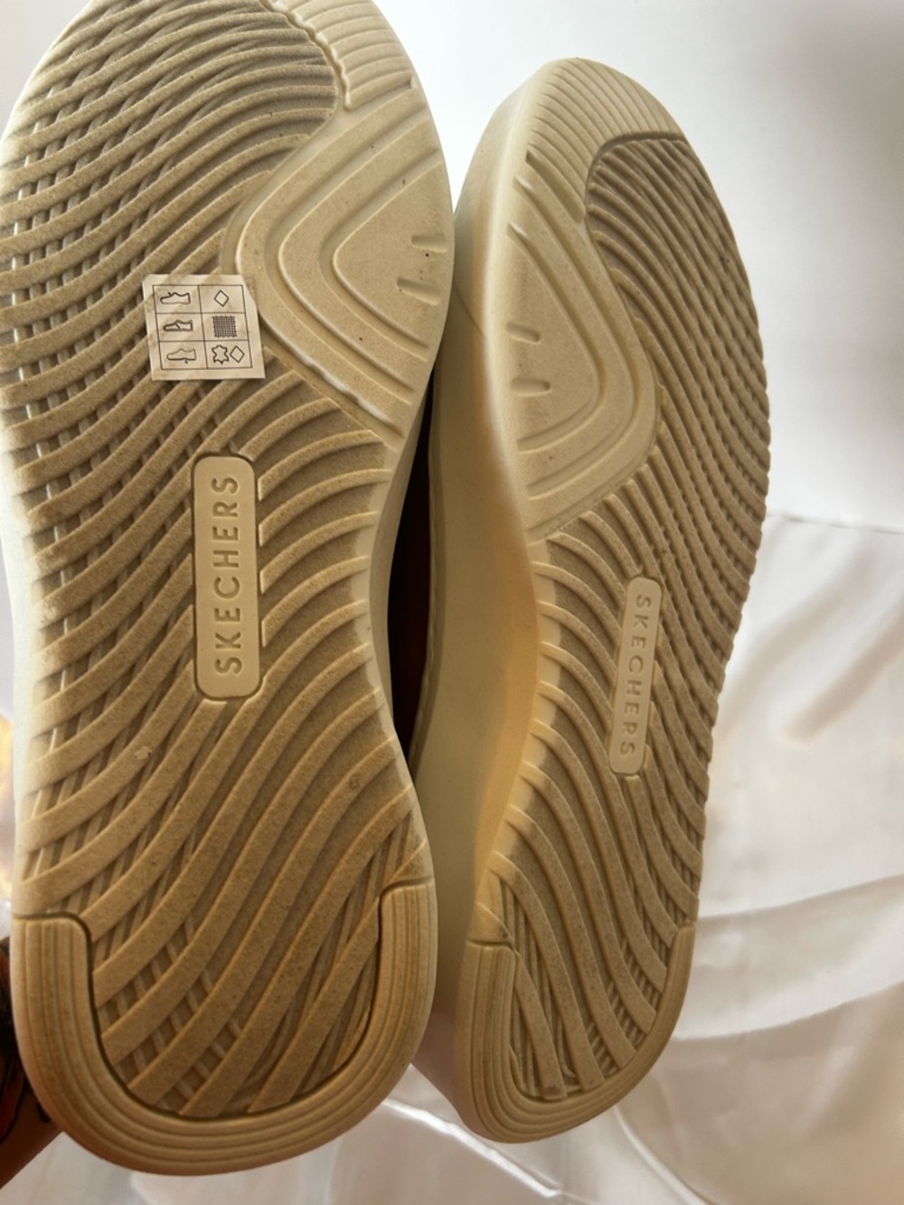 Skechers Slip-ins Court Break Double Vent Brown Cognac Men Size 10 183177 NIB - Picture 7 of 8